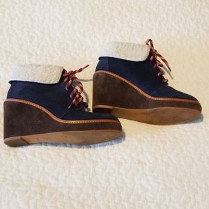 Caslon wedge booties